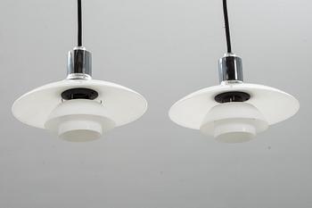 TAKLAMPOR, 2 st. "PH 2/1", Poul Henningsen för Louis Poulsen, Danmark.