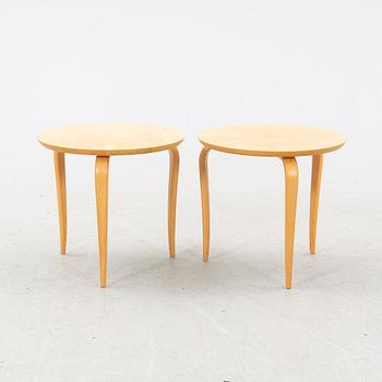 Bruno Mathsson, sidobord, ett par "Annika" för DUX, 1900-talets andra hälft.