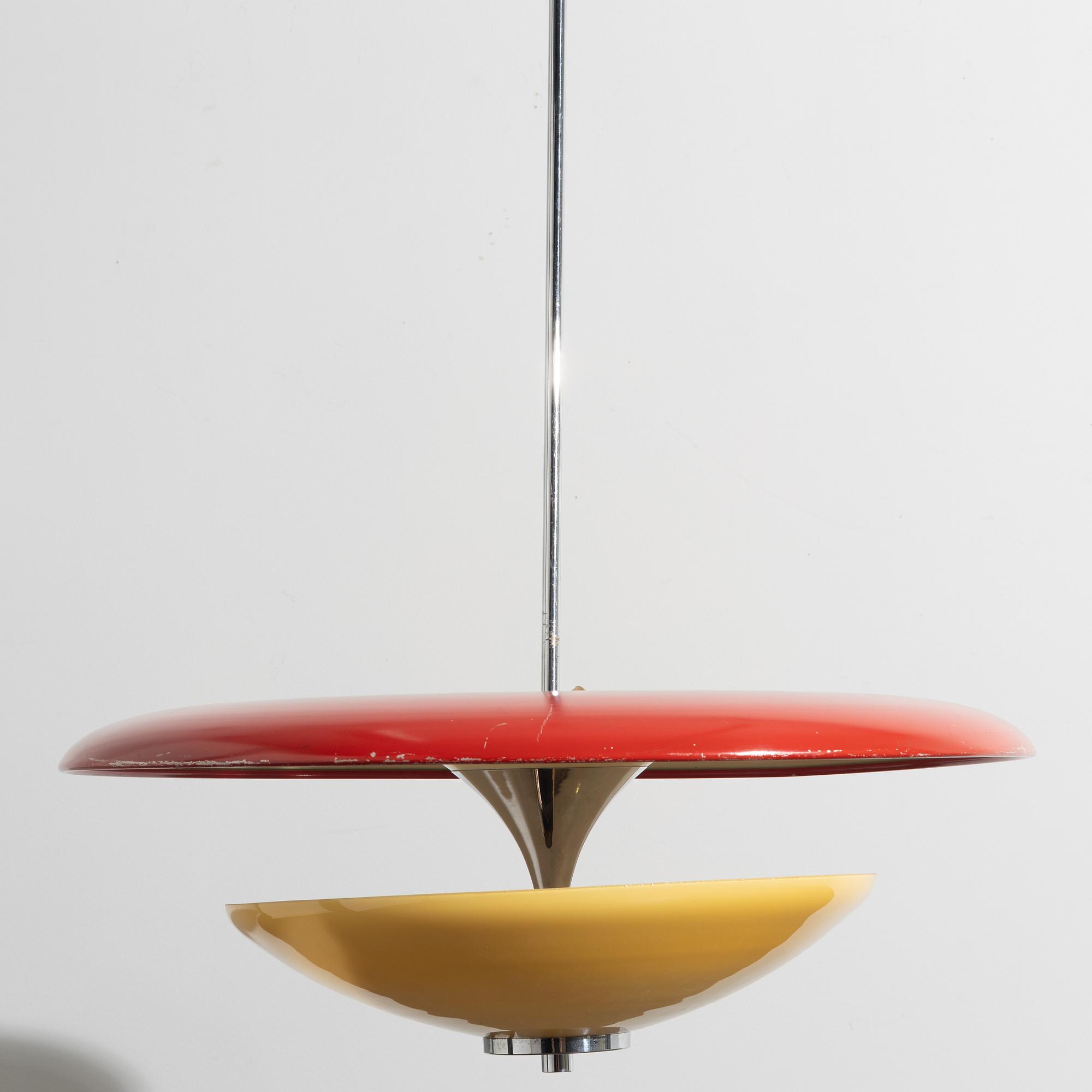 Cebe, a ceiling lamp model "75988", Svalöv, 1930s.