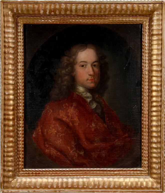 OKÄND KONSTNÄR, olja på duk, 1700/1800-tal.