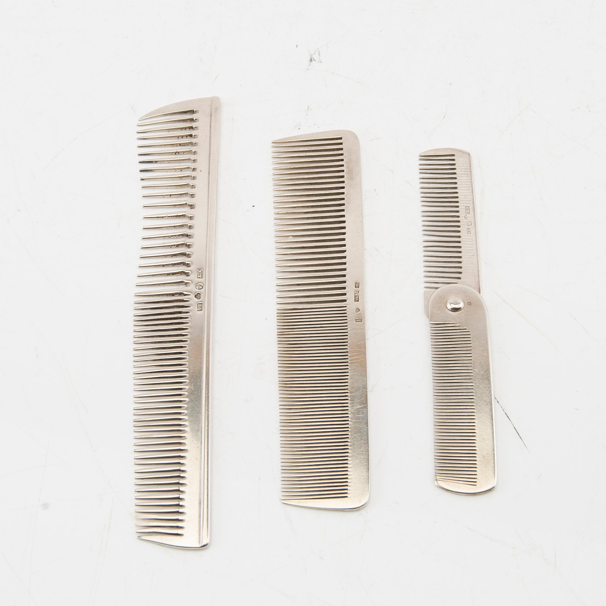 Chamber 3 pcs silver 19th century.