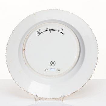 A set of nine Royal Copenhagen 'Flora Danica' dinner plates, Denmark, 20th Century.