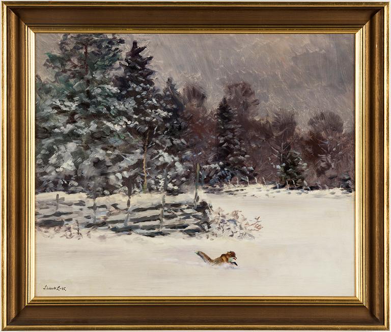 LINDORM LILJEFORS, oil on panel (masonite), signed Lindorm L and dated -45.