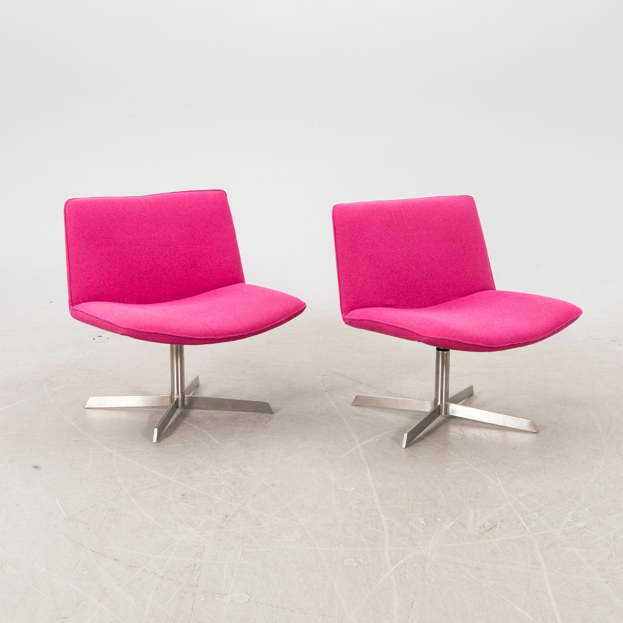 Fåtöljer ett par Corvette Fine Design Stockholm 2000-tal.