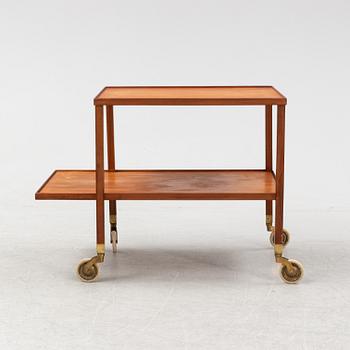 Josef Frank, a mahogany tea trolley, model 470, for Firma Svenskt Tenn, the model designed in 1932.
