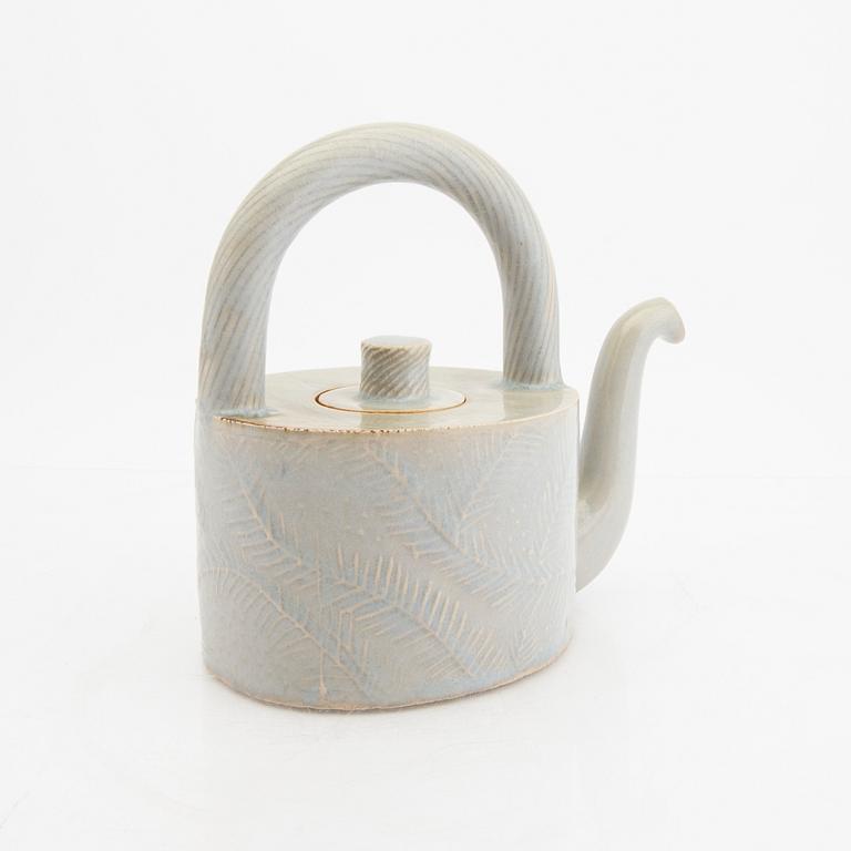 Signe Persson-Melin,  a signed stoneware tea pot.