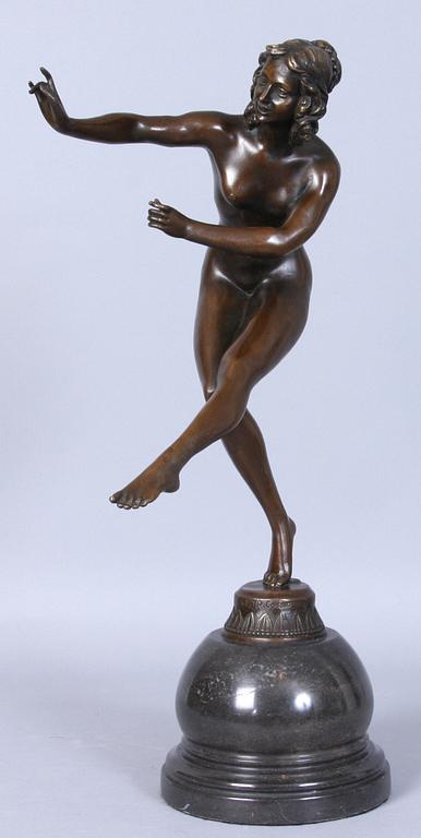 SKULPTUR, brons, märkt CL.JR. COLENEI, 2000-tal.