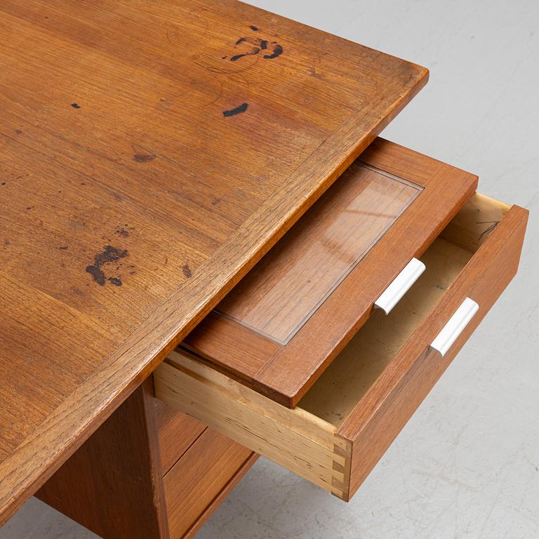 A 1960's teak desk.