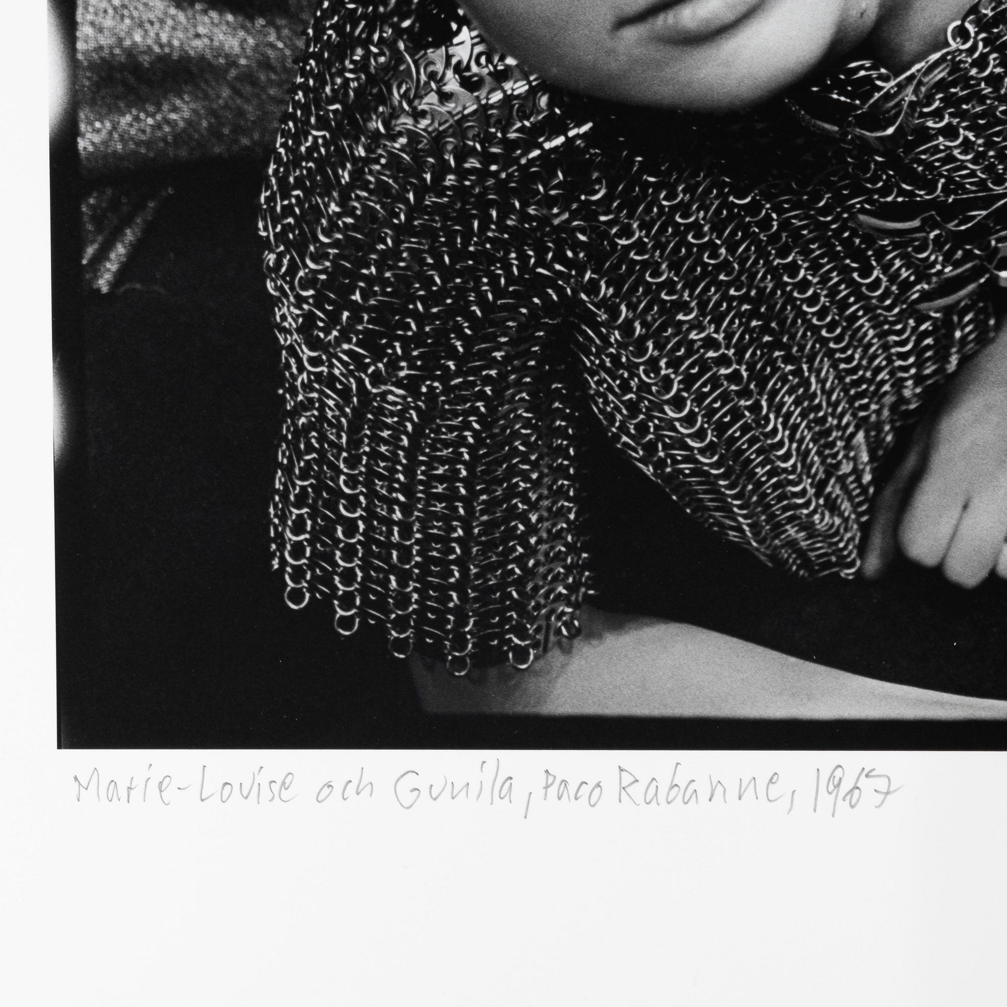 Carl Johan De Geer, "Marie-Louise och Gunilla, Paco Rabanne, 1967".