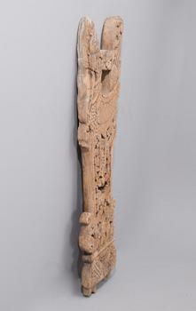 PART OF A BEAM SUPPORT FROM A PRAU-BOAT, Madura/Indonesia, first half of the 20th century.