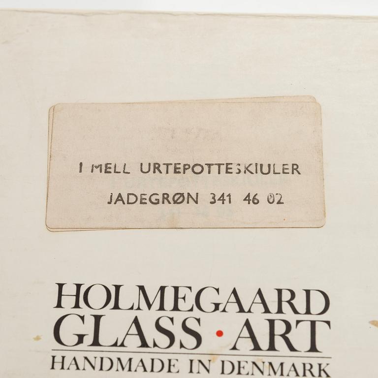 Michael Bang, six flower pots, Holmegaard, Denmark.