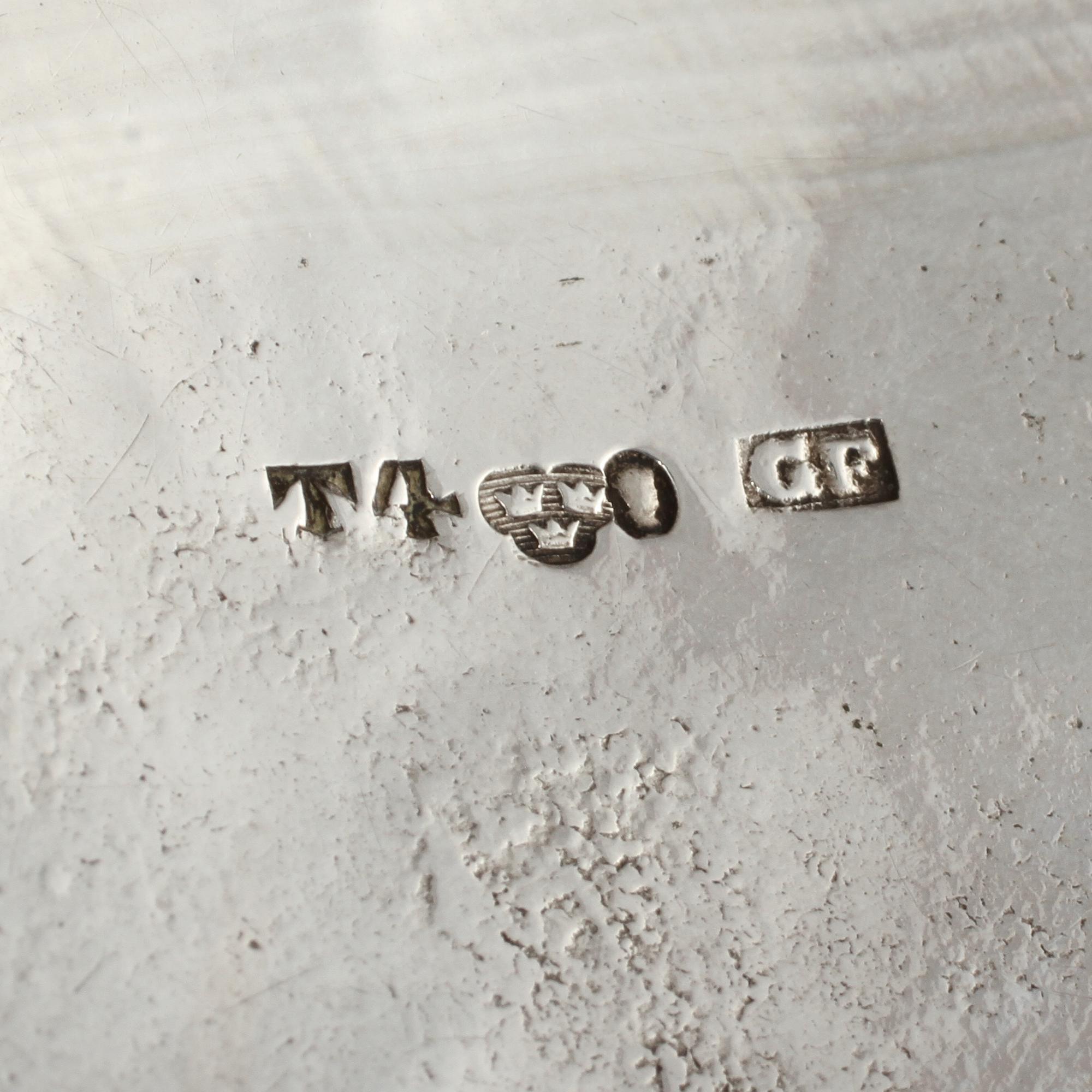 DOSOR, 7 st, silver, 1800-tal respektive 1900-tal. Vikt 325 g.