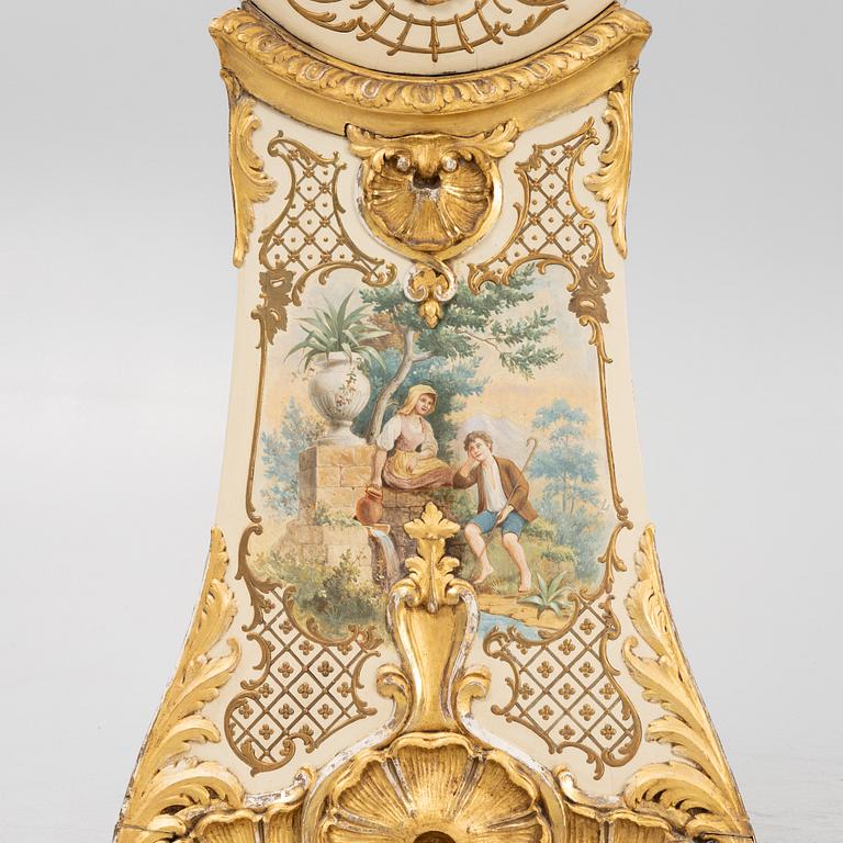 A Swedish Rococo Longcase Clock, Petter Ernst, (active in Stockholm 1753-1784).