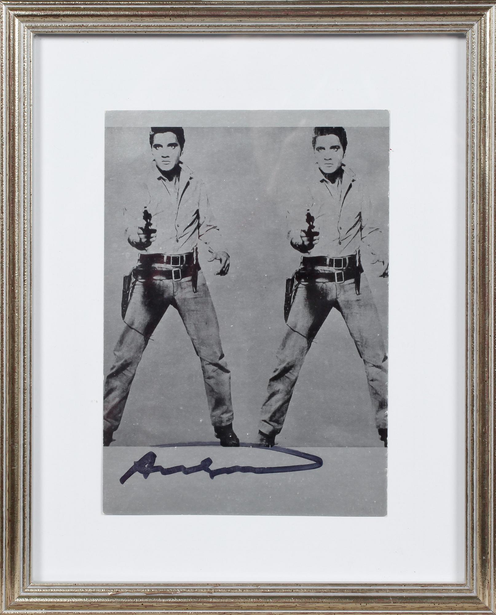 ANDY WARHOL, efter, tryck, bär signatur.