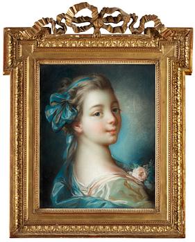 391. Francois Boucher Efter, Flicka i profil.