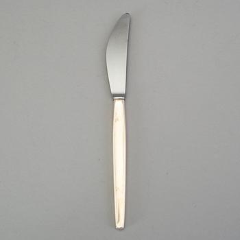 FIRMAN GEORG JENSEN, Köpenhamn efter 1953, Bestickservis, "Cypress" 36 delar, silver.