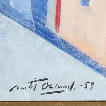 BERTIL ÖHLUND, oil on canvas, signed.