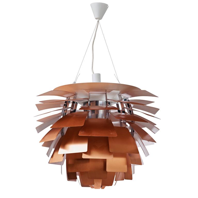 A Poul Henningsen copper 'Artichoke' ceiling lamp, Louis Poulsen, Denmark.