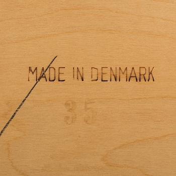 A teak bedside table by Severin Hansen for Haslev, designed 1957.