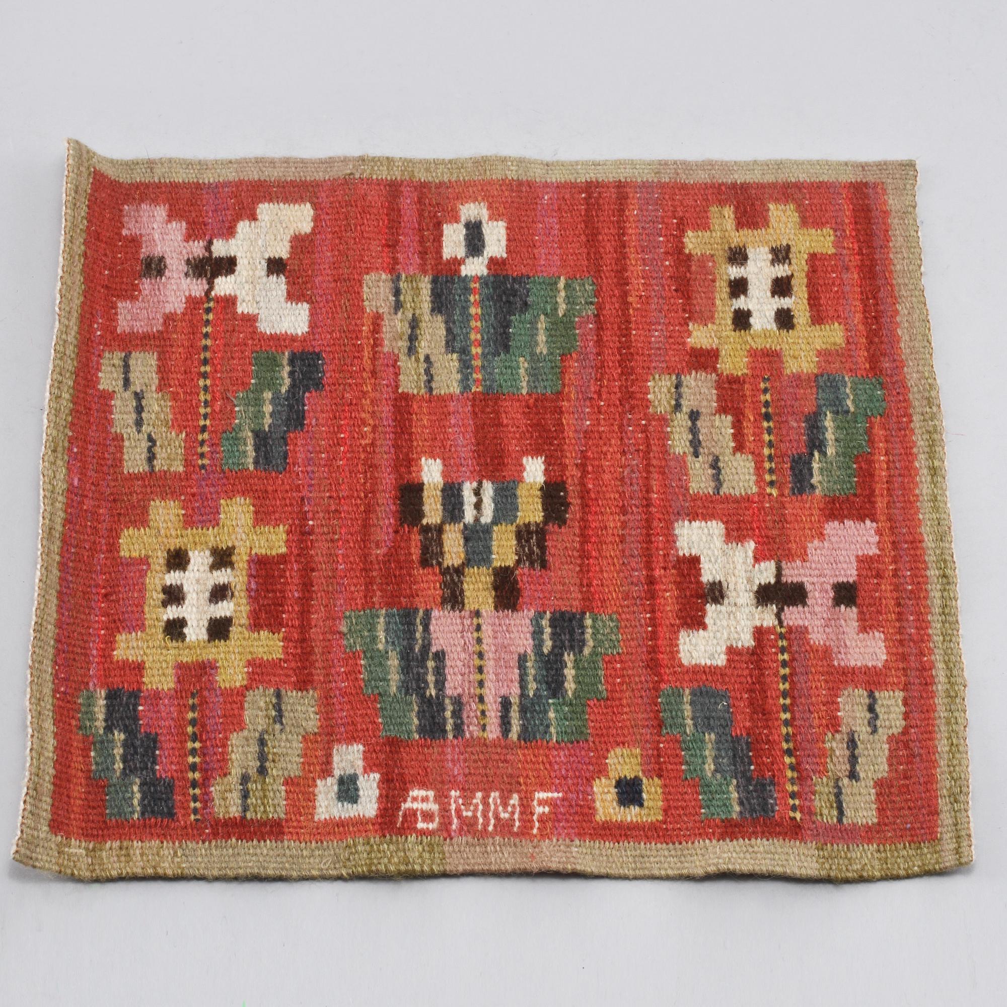 VÄVNAD,  Märta Måås-Fjetterström, signerad AB MMF, 1900-talets andra hälft.
