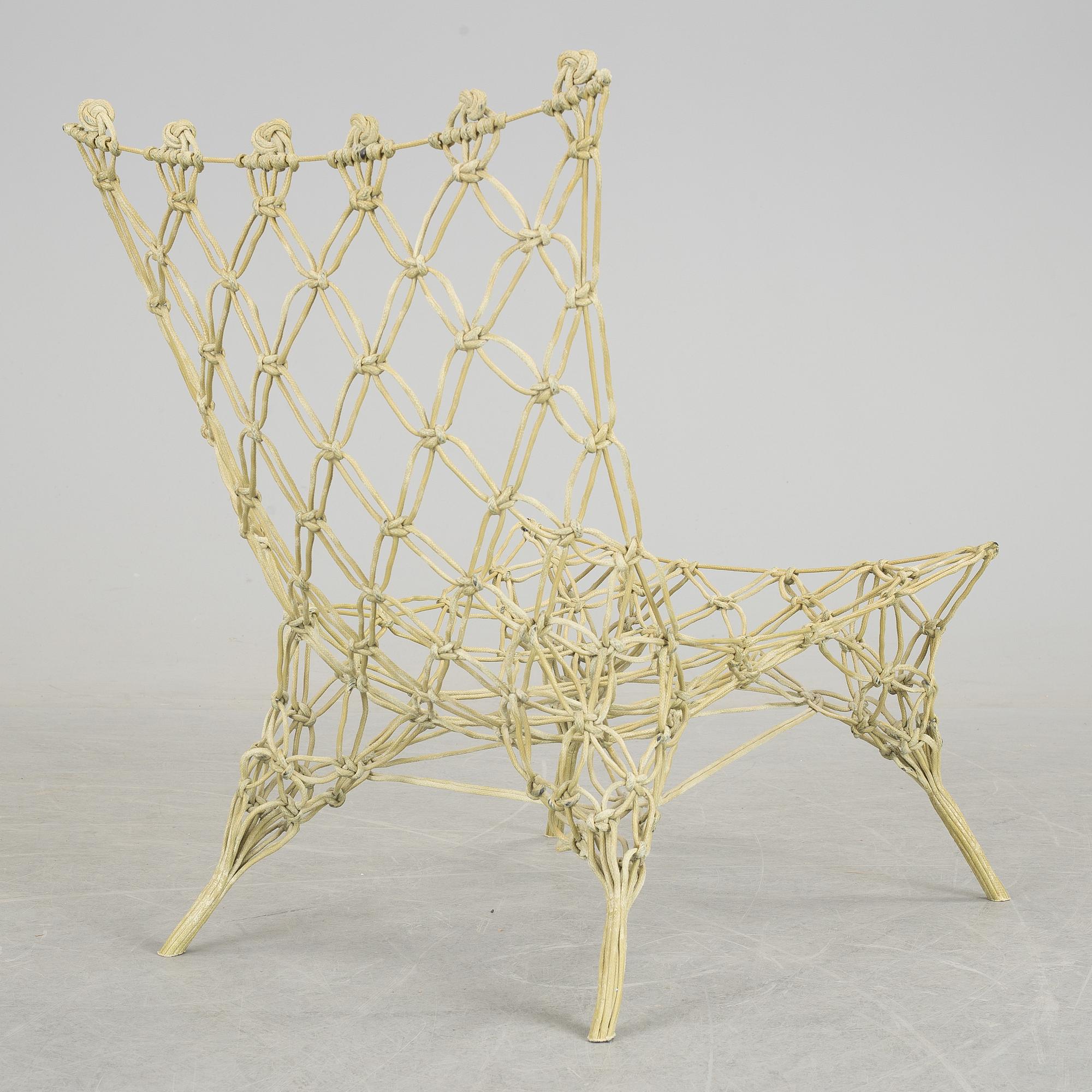MARCEL WANDERS "Knotted Chair", Cappellini, Italien.