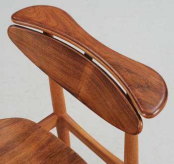 A Finn Juhl palisander and beech chair, by Bovirke, Denmark 1950's-60´s.