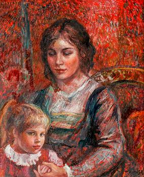 TADEUSZ KAMASA, oil on canvas, signed.