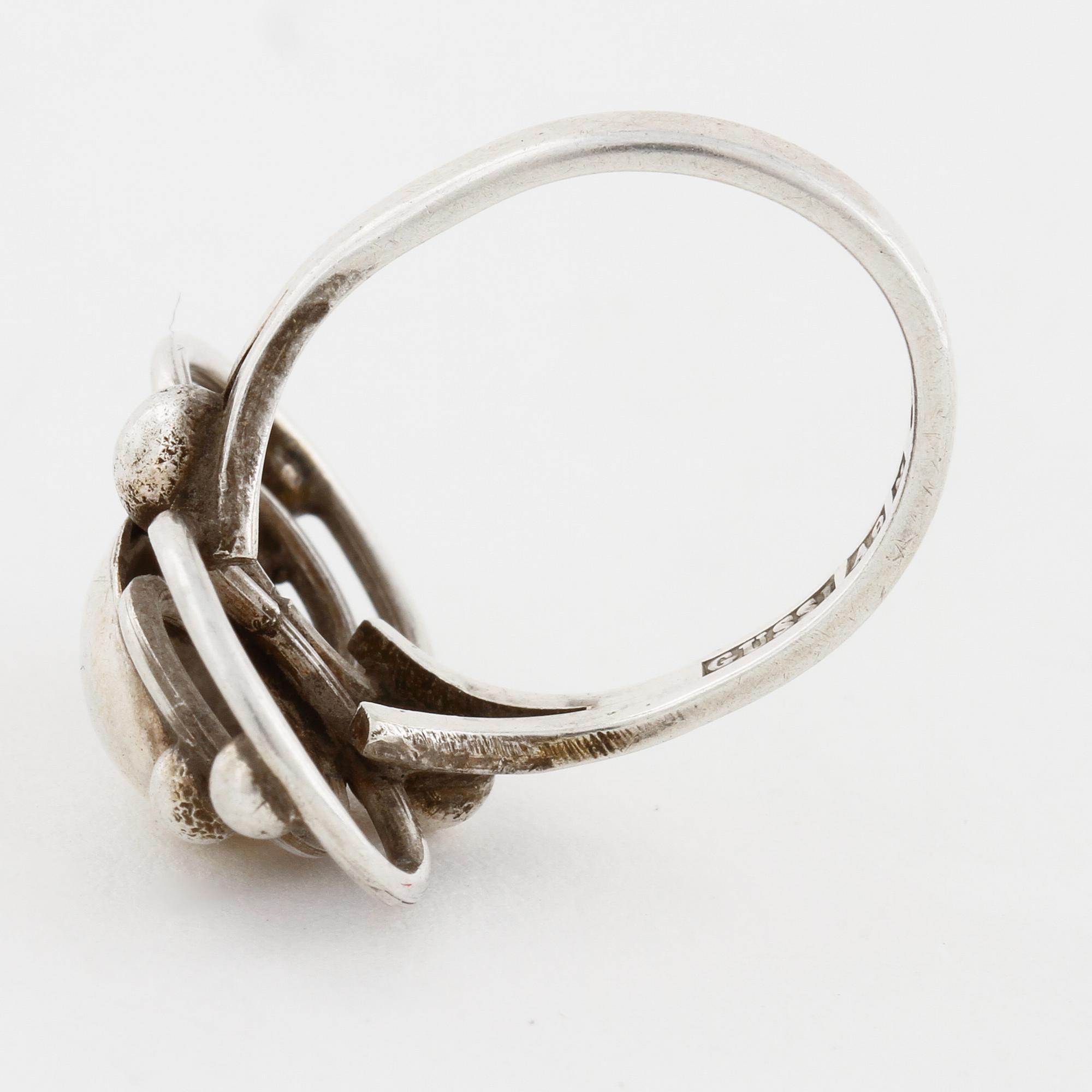 A ring by Gussi, Malmö, 1951.