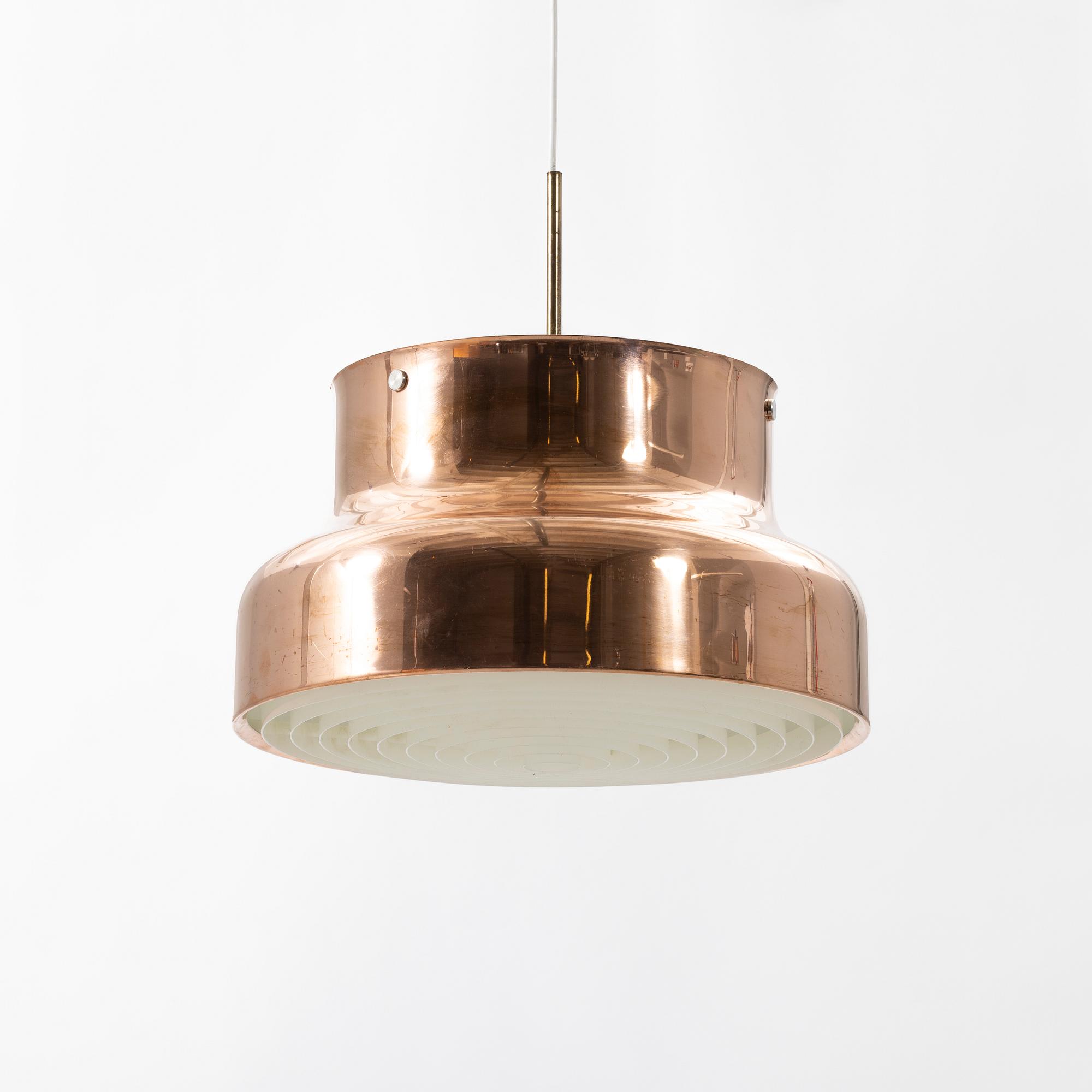 Anders Pehrson, Pendant lamp “Bumling”, copper, Ateljé Lyktan.