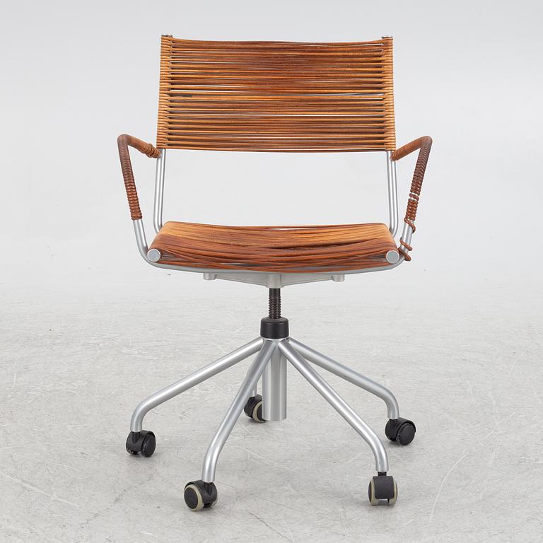 Tito Agnoli, a "Miss B" swivel chairs, Pierantonio Bonacina, Italy, later part of the 20th century.