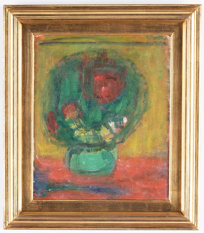 Carl Kylberg, oil on canvas/paper-panel, signed.