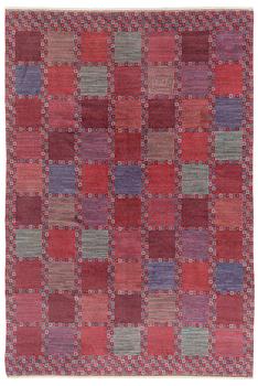Barbro Nilsson, a carpet. "Rödingen", knotted pile, ca 365 x 244 cm, signed AB MMF BN.