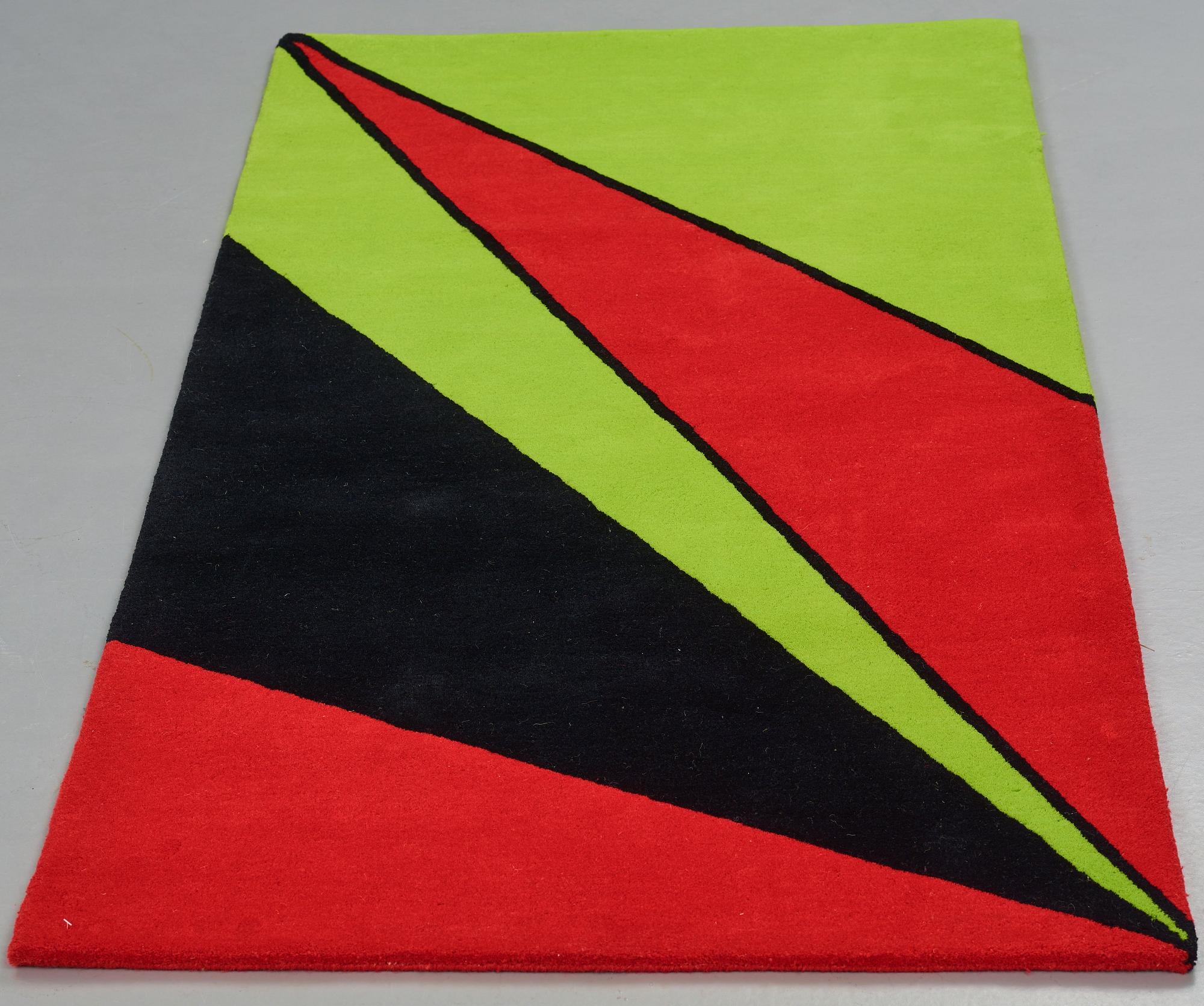 Olle Baertling, MATTO, "Erey", hand tufted, Baertling/Asplund, ca 198,5 x 100,5 cm.