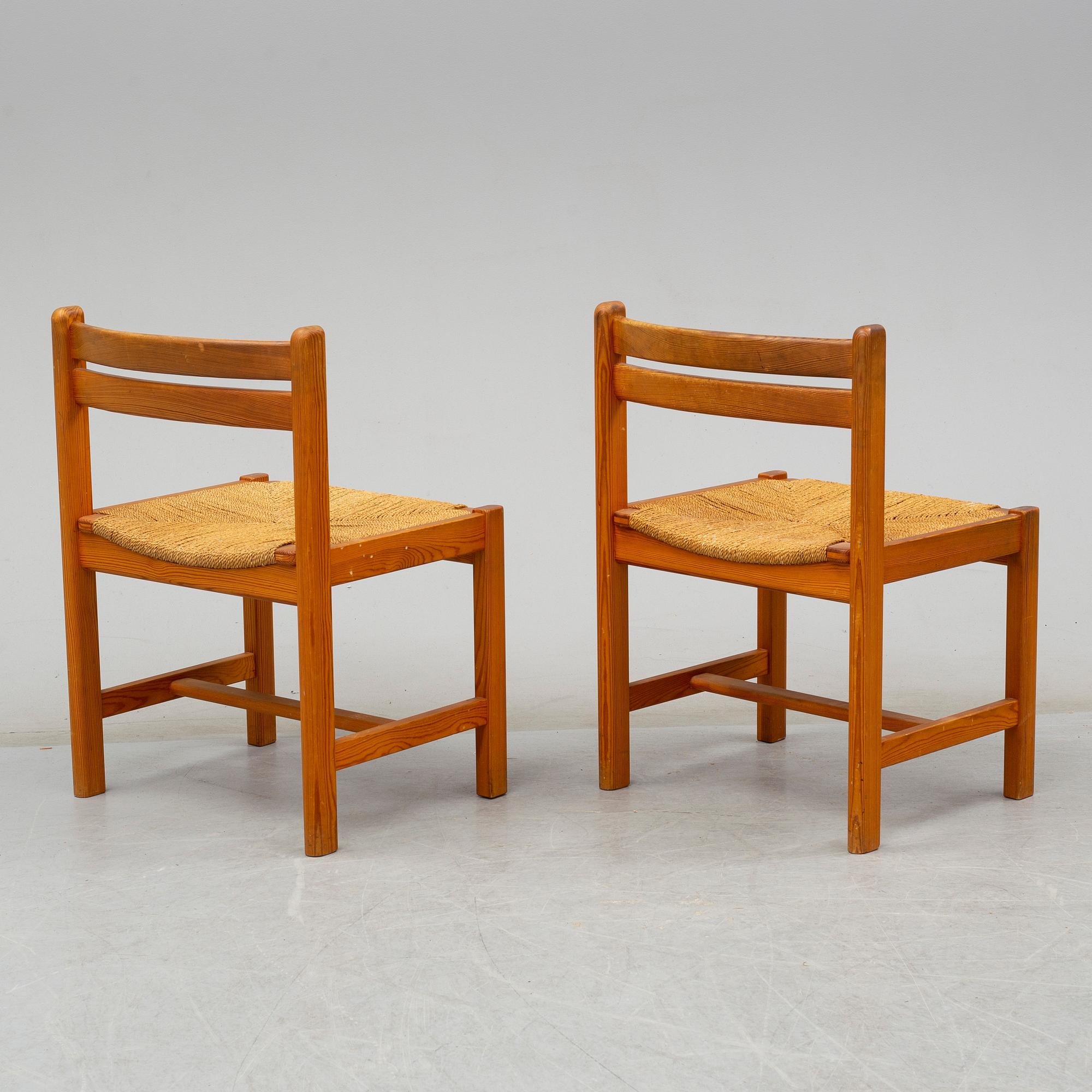 BØRGE MOGENSEN, a pine 'Asserbo' table and eight chairs from Karl Andersson & Söner.