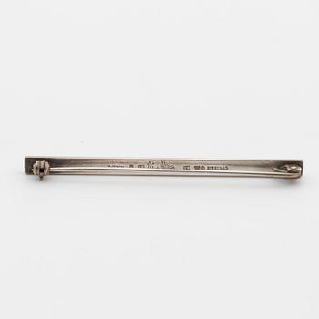 WIWEN NILSSON, brosch, silver, Lund 1945,