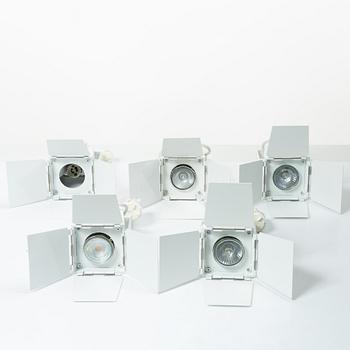 Thomas Bernstrand and Mattias Ståhlbom, five 'Foto' spotlights, “Foto”, Zero, 2000s.