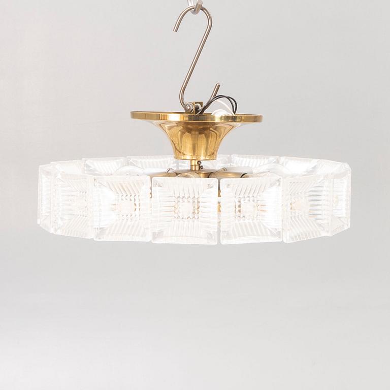 Taklampa troligen Orrefors 1960/70-tal.