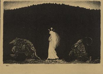 John Bauer, "Trollens styfdotter".