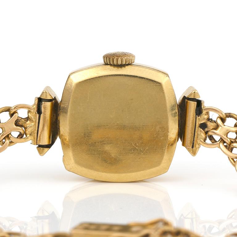 ARMBANDSUR, Tissot, Schweiz, armbandet 18K guld Ädelsmycken, Stockholm, 1958. Vikt ca 17,06 g.