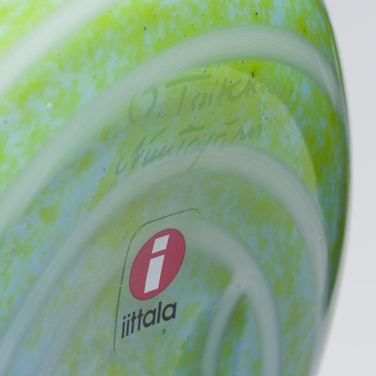 FIGURIN, glas, signerad O. Toikka, Nuutajärvi.