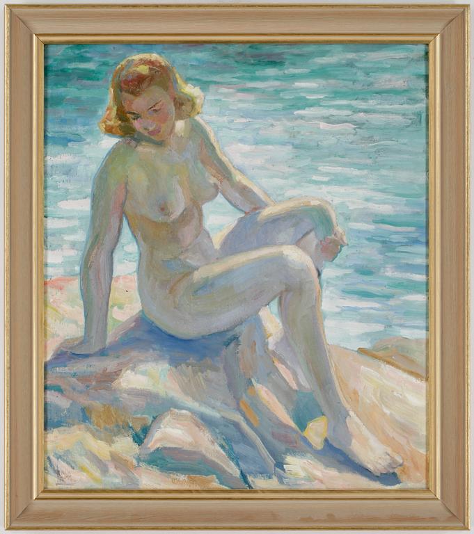 BERTIL DAMM, olja på duk, sign.