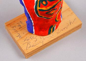 BENGT LINDSTRÖM, skulptur, gips. Sign EA.