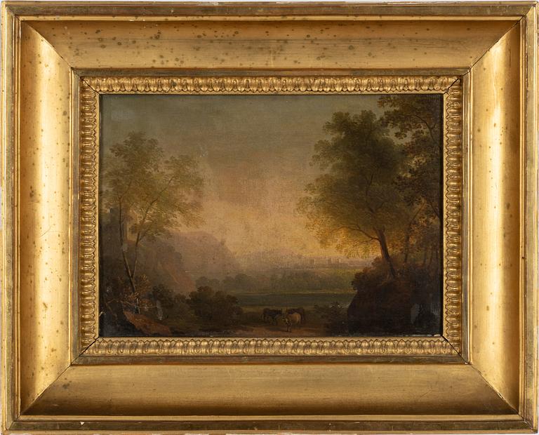 Carl Samuel Graffman, attributed to, Pastoral Landscape.