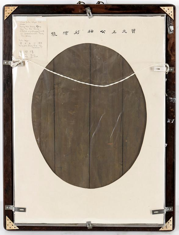 OKÄND KONSTNÄR, olja, Kina, 1870-80-tal.