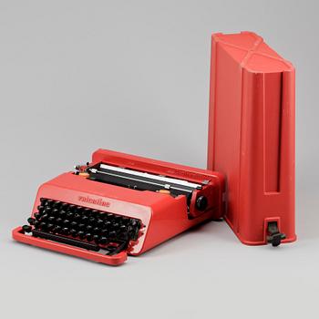 SKRIVMASKIN, "Valentine", Perry King samt Ettore Sottsass, Olivetti, 1900-tal.