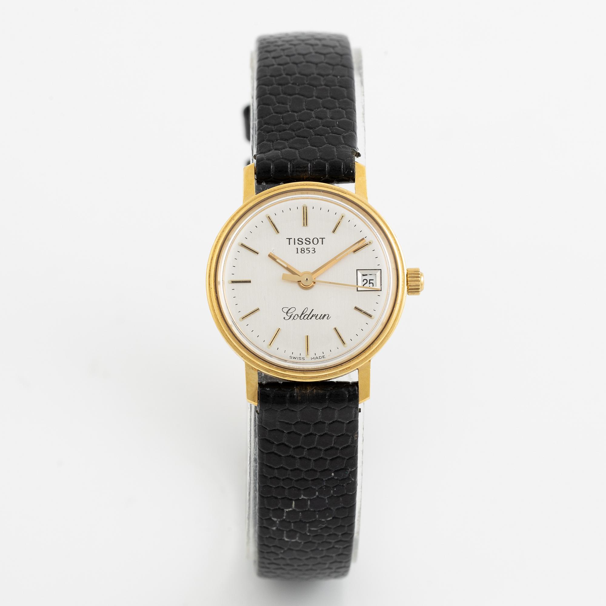 Tissot, 18K guld, Goldrun, armbandsur, 22 mm.