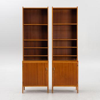 David Rosén, a pair of 'Futura' bookcases, Nordiska Kompaniet, 1950's.