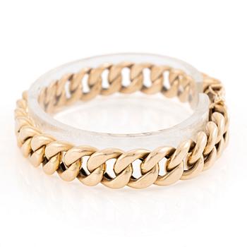 Armband, pansarlänk, 14K guld, Helsingfors 1964.