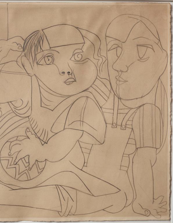 Françoise Gilot, "Claude et Pamona".