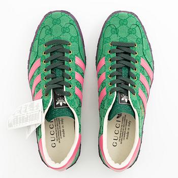 Gucci, /Adidas, sneakers, "Gazelle", storlek US 9 / Fr 41 1/3.